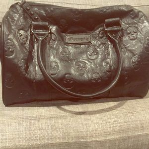 Loungefly XL black skull bag